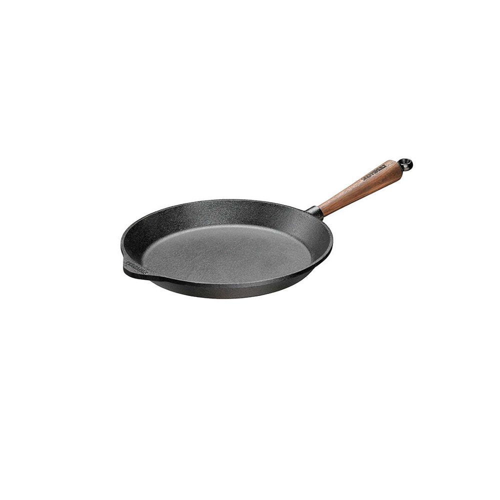 Skeppshult gjutjärnsstekpanna 28 cm med valnötshandtag