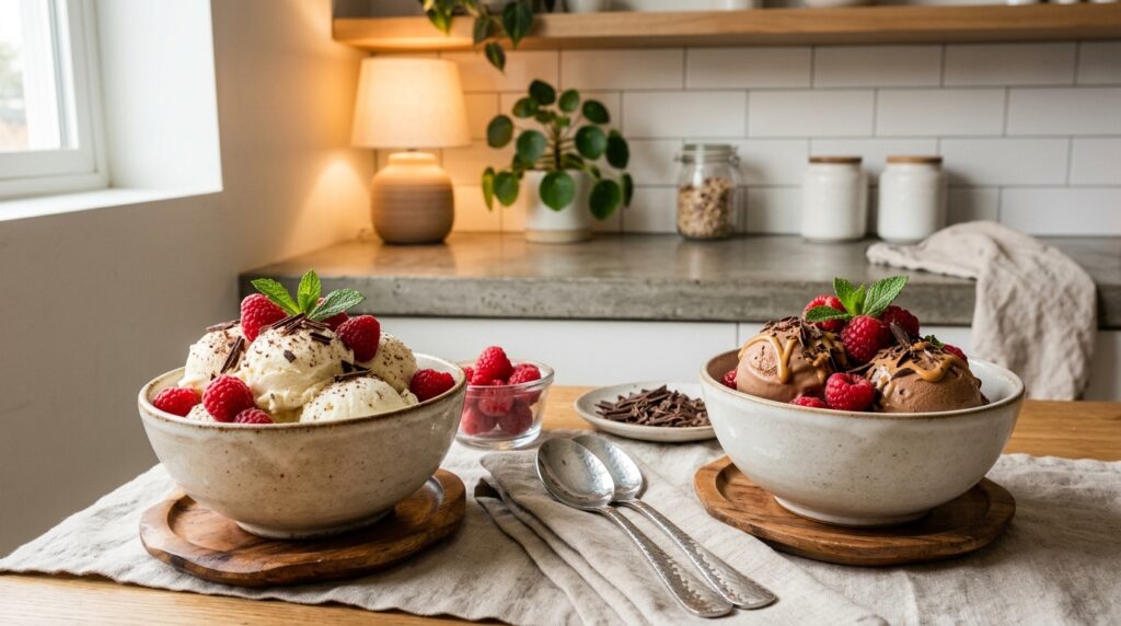 Bästa glassmaskinen 2026 test av Ninja Creami Deluxe för proteinglass och gelato