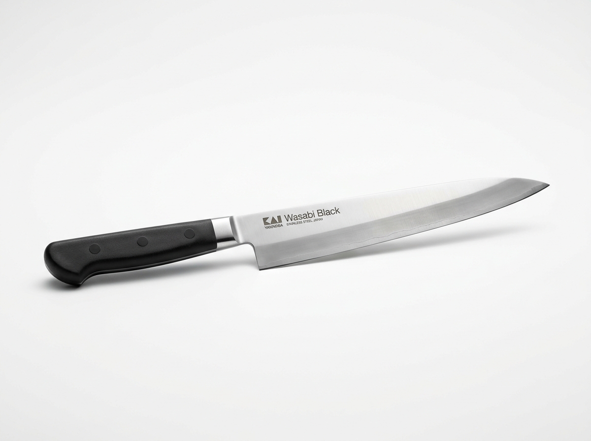 Kai Wasabi Black Yanagiba enkelslipad sushikniv