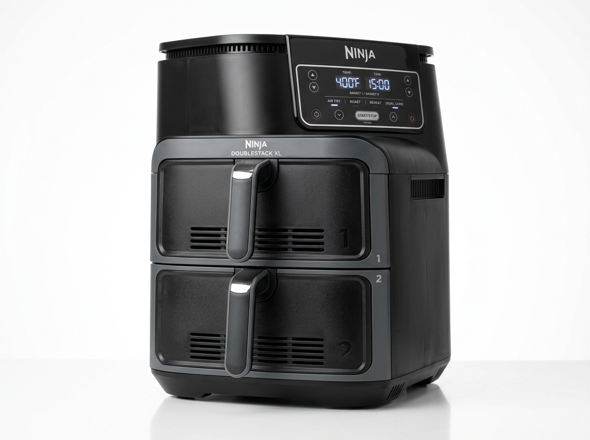Ninja DoubleStack XL vertikal dubbel airfryer med två lådor