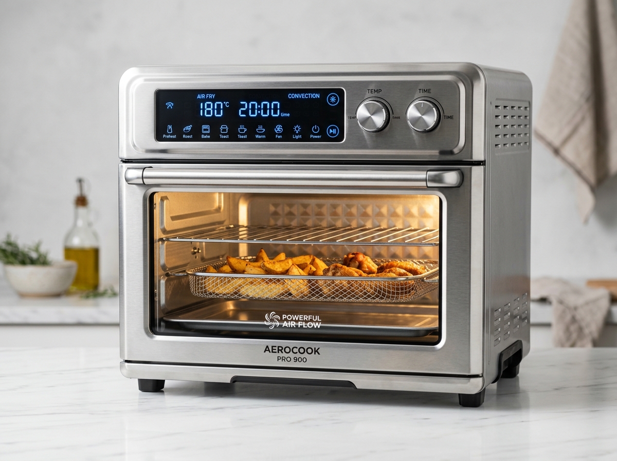 Ninja Foodi 10-i-1 Multifunktionsugn DT200EU airfryer ugn bäst i test med ugnslucka