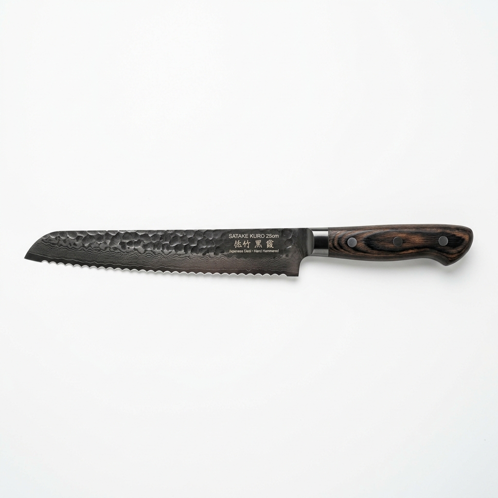 Satake Kuro Brödkniv 25 cm bästa premium