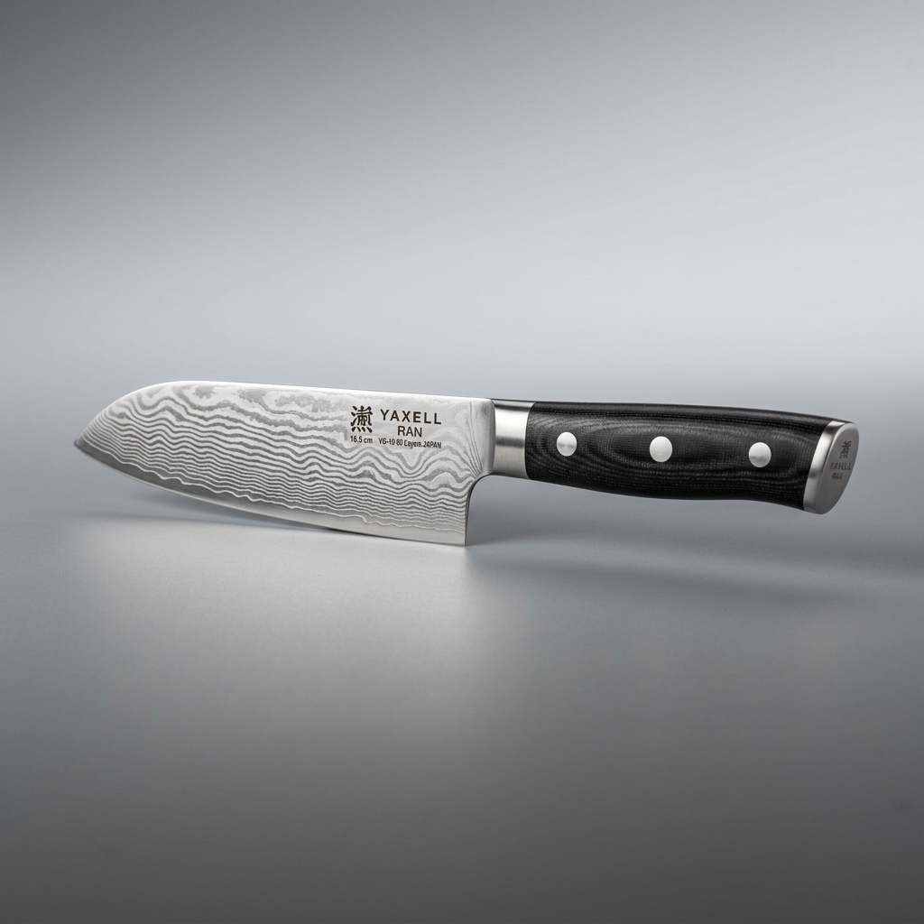 Yaxell Ran Santoku 16,5 cm damaskus