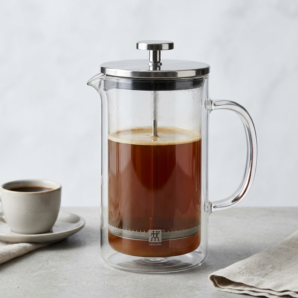 Zwilling Sorrento dubbelväggig kaffepress i glas